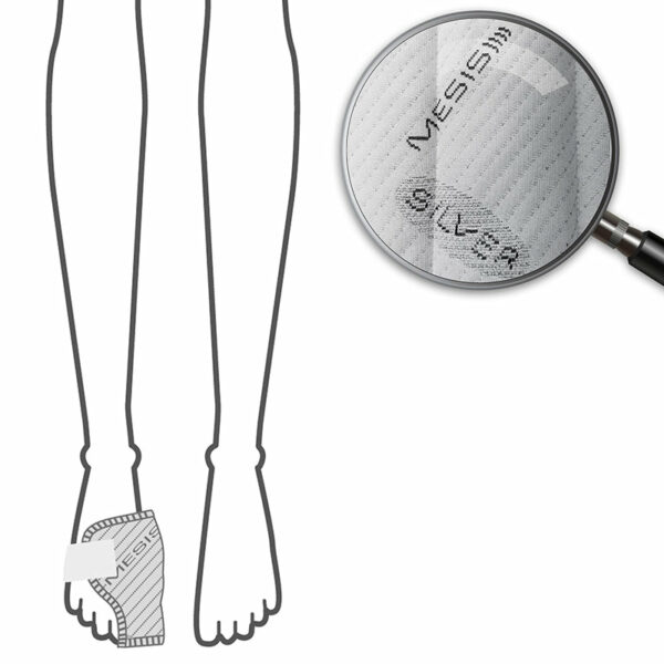 Mesis Magnetowaves - Diffuseur textile haute fréquence pour bande Hallux Valgus