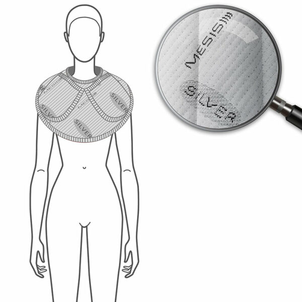 Mesis Magnetowaves - Diffuseur textile haute fréquence pour bande décolleté